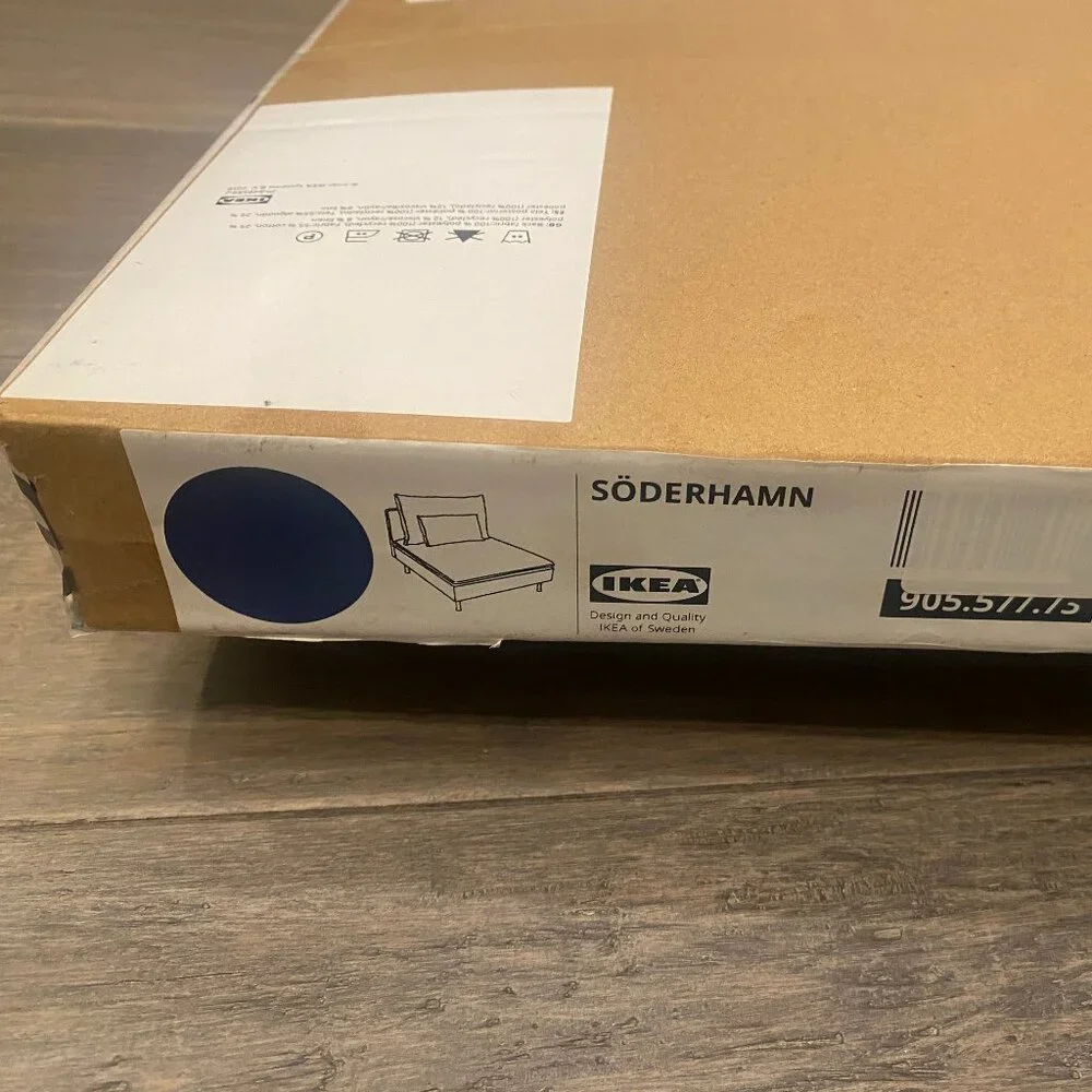 IKEA SODERHAMN SÖDERHAMN Cover For 1-seat Section Hillared Dark Blue 905.577.73
